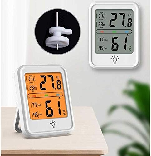 RENSLAT Dijital Termometre Kapalı Açık Termometre Higrometre ° C / ℃ Max / Min Sıcaklık aldult