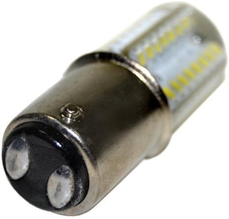 HQRP BA15d 64 LEDs SMD 3014 LED Dikiş Makinesi Ampul Büyüteç Lamba Sıcak Beyaz 3500 K 3 W 110 V Artı HQRP Coaster