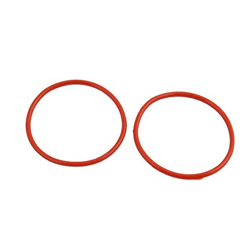 uxcell 15 adet Kırmızı Yuvarlak Nitril Bütadien Kauçuk NBR O-Ring 40mm OD 1.9 mm Genişlik