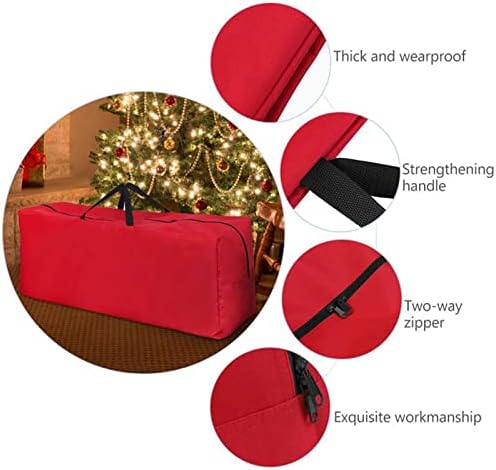 YANGLIYU 1 Adet Tatil Noel Ağacı Saklama çantası Ferah Fermuarlı Çanta için Yapay Noel Ağacı Kolları ile Depo Saklama Torbaları(Boyut: