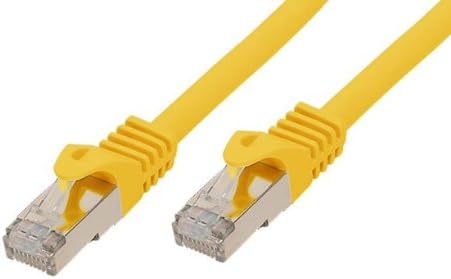 Kabelmeister Meister 34674 Cat7 Ethernet 10 Gigabit LAN Cat 6 A Patch Kablo konnektörleri / Kablo, 15 m Snagless RNS, Çift Korumalı,