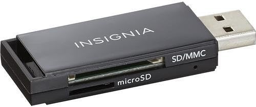 Insignia USB 2.0 SD / Hafıza Kartı Okuyucu-SD, SDXC, SDHC, microSD, microSDHC, microSDXC, MMC+, MMC