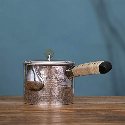 Teakettle Eski Töreni Demlik Set Gümüş Çay Drinkware Sıcak Su Pot Ev su ısıtıcısı Hediye Yetişkinler ıçin S. Y. MMYS