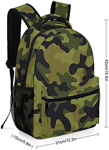 Kamuflaj ordu yeşil seyahat sırt çantası rahat spor çanta Oxford kumaş çalışma alışveriş seyahat kamp için uygun
