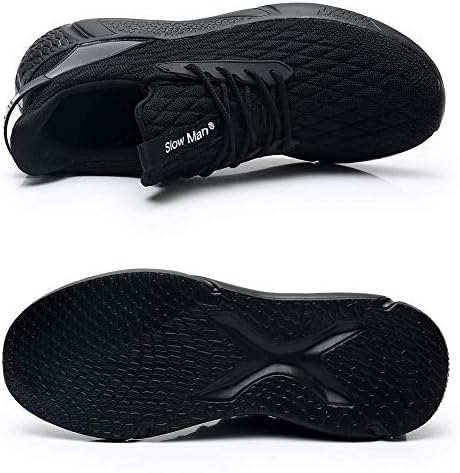 Erkek koşu ayakkabıları Çorap Sneakers-Hava Örgü Örgü nefes spor ayakkabılar Dantel-up Rahat Şok Yastıklama Sneakers