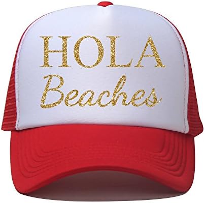 Yetişkin HOLA Plajları Logo Baskı Snapback Yaz örgü kapaklar için kamyon şoförü Şapkaları