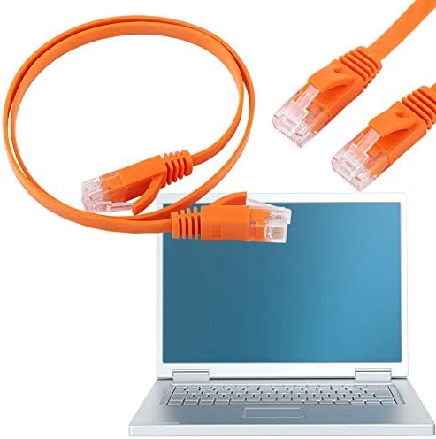 Ethernet Kablosu, RJ45 CAT6 LAN Kablosu Ethernet Ağı Düz LAN Kablosu Gigabit Ethernet için UTP Patch Router Kabloları (1000Mbps),