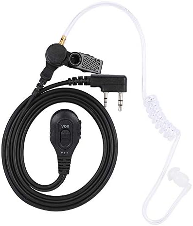 Kullanımı kolay 2 Pin Kulaklık, Radyo Dalgaları Radyasyon Plastik Kulaklık Kulak Kanalı Akustik Tüp Kulaklık ABS