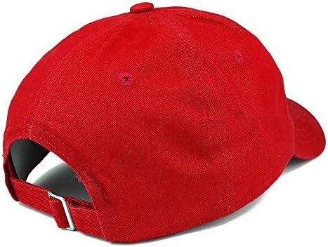 Armycrew Kiraz İşlemeli Yama Fırçalanmış Pamuklu Yapılandırılmamış Beyzbol Şapkası