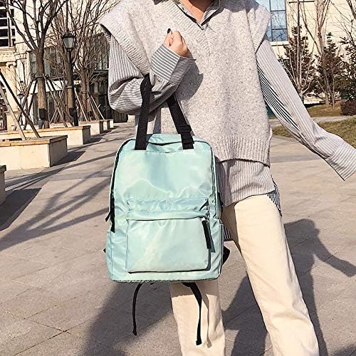 Moda çanta büyük Oxford kumaş su geçirmez okul sırt çantası rahat çanta omuz çantası (Renk: Yeşil)