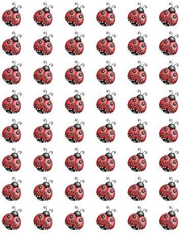 marka olmadan 48 Set Zarf Mühürler Etiketler Sevimli Firefly Aydınlatma Bug 1.2 Yuvarlak Yapıştırıcı Sticker
