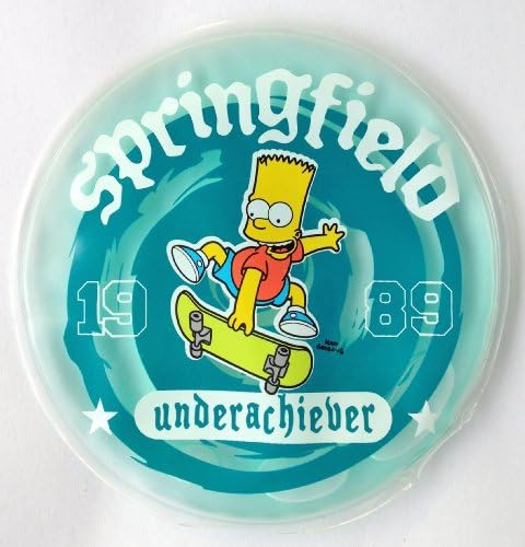 Simpsons Springfield 1989 Başarısız Öğle Yemeği Kutusu Buz Soğuk Paketi Bart Simpson (4 1/2 Genişliğinde)