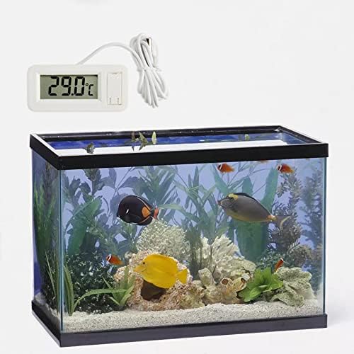 Gaxi Dijital LCD Termometre Sıcaklık Monitörler için Probe ile Balık Tankı Buzdolabı Dondurucu Akvaryum Kuluçka Tırmanmaya Pet