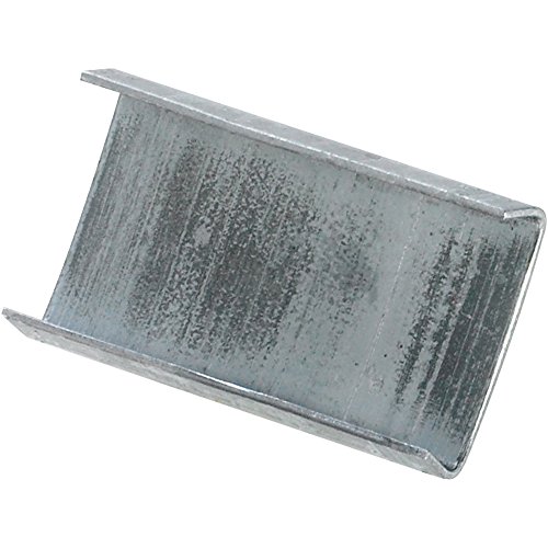 Üst Paket Tedarik Çelik Çemberleme Contaları, Normal Görevde Açık/Geçmeli, 5/8', Gümüş (5000 Paket)