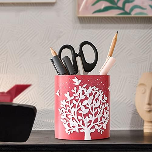 Kalem Organizatör için Masa Kalem kalemlik Basit Sevimli Kalem Kova Çalışma Masası Malzemeleri Kozmetik Fırça Tutucu Masası Depolama