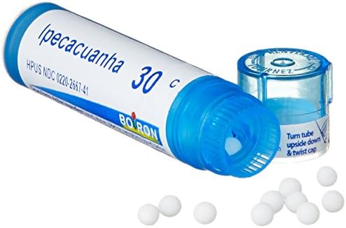 Boiron Ipecacuanha 30C, 5 Paket 80 Pelet Tüpü, Bulantı için Homeopatik İlaç