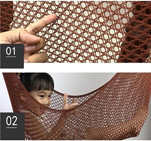 KUAIE çocuk Naylon Halat Örgü Genişliği 80/90 cm Emniyet Raylı Net Dekorasyon için, Balkon Merdiven Anti-Güz Net, Özelleştirilebilir