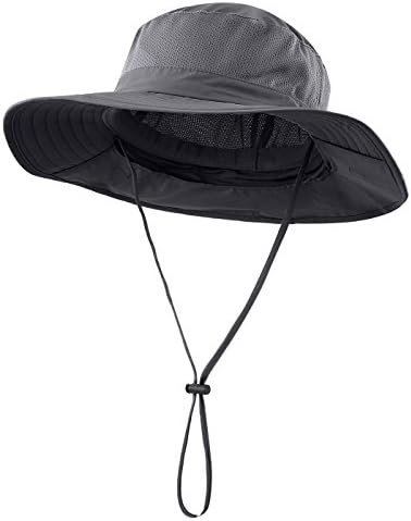 Ev Tercih Açık UPF50+ Örgü Güneş Şapka Geniş Ağız Balıkçı Şapka ile Boyun Flap