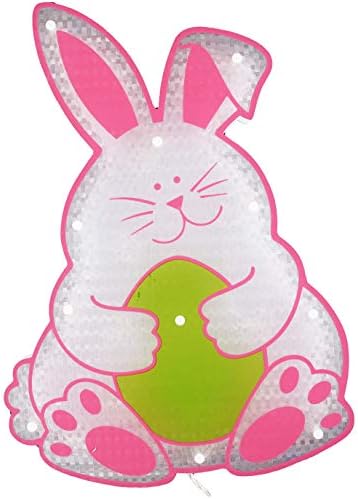 Işıklı Paskalya pencere dekorasyonu Mutlu Paskalya Işıklı Siluet Bunny yumurta ışığı ile Kapalı Dış mekan Kullanımı Kapalı Dış