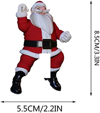 Dauling Noel süslemeleri komik ışık anahtarı çıkartmalar Noel çıkartmalar Noel Baba Prank Anahtarı Sticker Dekor Noel dekorasyon