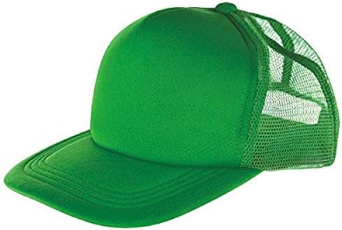 Amscan 0 Yeşil Beyzbol Şapkası, Bir Boyut, Çok Renkli