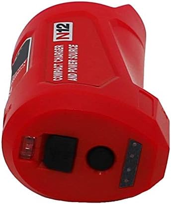 Rxıcdeo Taşınabilir USB Pil Şarj Cihazı ve Güç Kaynağı 48-59-1201 M12 USB-Kırmızı için Uygun