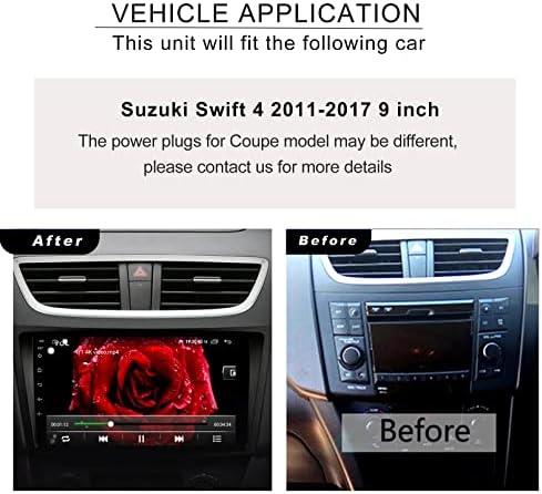 Suzuki Swift 4 2011-2017 için araba Stereo 9 İnç, Ayna Bağlantı GPS Navigasyon Stereo Spport Bluetooth TSK ile Android 10 Dokunmatik