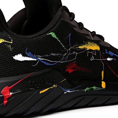 Soulsfeng Çocuklar Tenis Ayakkabıları Hafif Nefes Erkek Koşu Ayakkabı Moda Yürüyüş Sneakers Kızlar için (Küçük Çocuk / Büyük