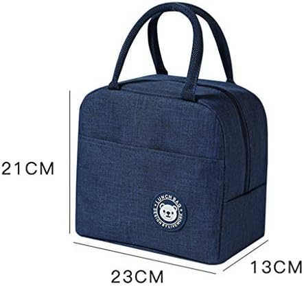 Öğle yemeği çantası, Termal Taşınabilir Yalıtımlı Soğutucu Çanta Öğle Piknik Taşıma Tote Saklama Kutusu Kutusu