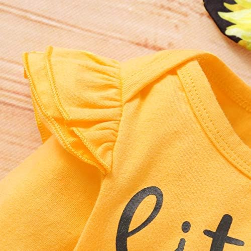 Yenidoğan Bebek Kız Yaz Şort Kıyafetler Fırfır Romper Bodysuit Çiçek Şort Kafa Bandı ıle 3 Adet Giysi Set
