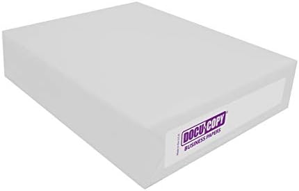 DocuCopy 7593 Takviyeli Premium Çok Amaçlı Fotokopi Kağıdı 24lb 8.5 x 11 3 Delik 1 Rayba / 500 Yaprak