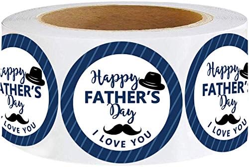Besttile Mutlu babalar Günü Zarf Mühürler Etiketler Çıkartmaları Parti, 2 İnç babalar Günü hediye paketi Daire Etiketleri için