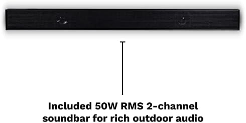 Seura Gölge Serisi 2 Soundbar'lı 43 inç Hava Koşullarına Dayanıklı 4K Ultra HD Dış Mekan TV (2. Nesil)