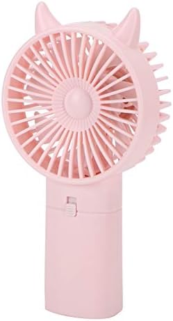 Fan, Pembe El Fanı Elektrikli Soğutma Fanı Taşınabilir Elektrikli Fan, Ofis Ev için Sessiz Fan