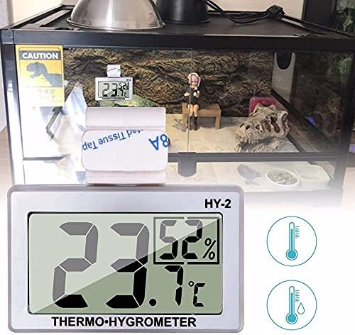 Nem Ölçer, Sürüngen Higrometre Termometre Dijital Sıcaklık, Sürüngen Tankları için Kanca ile Tank Higrometre Termometre, Teraryumlar