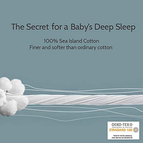 Little You Uzun Kollu ve Açık Bacaklı Organik Sıcaklık Kontrollü Bebek Uyku Tulumu / Giyilebilir Battaniye / %100 Deniz Adası