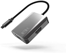 USB C Hub, Feeltek Ekran 2'si 1 arada USB C Hub, Çift Ekran Özelliği. [ MacBook / iPad Pro / XPS için] [HDMI / VGA ]