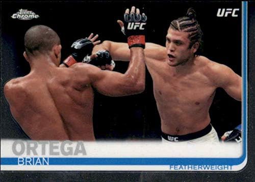 2019 Topps UFC Krom MMA 59 Brian Ortega Tüy Resmi Ultimate Fighting Şampiyonası Ticaret Kartı