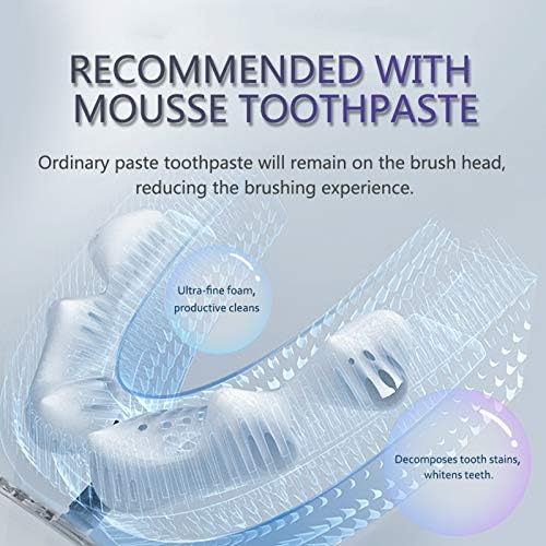 Otomatik Diş Fırçası Ultrasonik Diş Fırçası Yetişkinler için Manuel Diş Fırçası 360°Elektrikli Diş Fırçası 30 Otomatik Zamanlayıcı