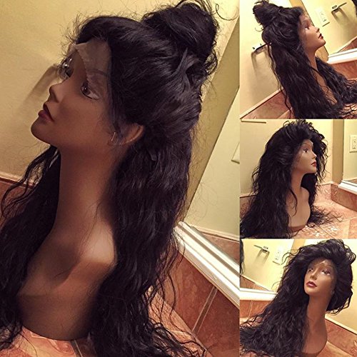 Wicca Kıvırcık 180 %360 dantel ön peruk Brezilyalı insan saç 360 dantel peruk ön koparıp siyah kadınlar ıçin dantel ön peruk