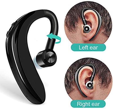 Heave Bluetooth V5. 0 Kulaklık, kablosuz Kulaklık 120 Saat Bekleme Süresi Handsfree Tek Kulak Iş Kulaklık Kulak kancası Gürültü