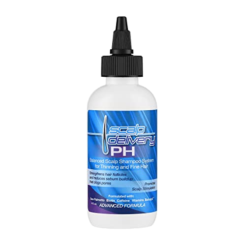 PH Dengeleyici Saç Derisi Temizleme Şampuanı Daha Kalın, Daha Sağlıklı Saçlar için - Biotin, Saw Palmetto özü ve B Vitamini ile