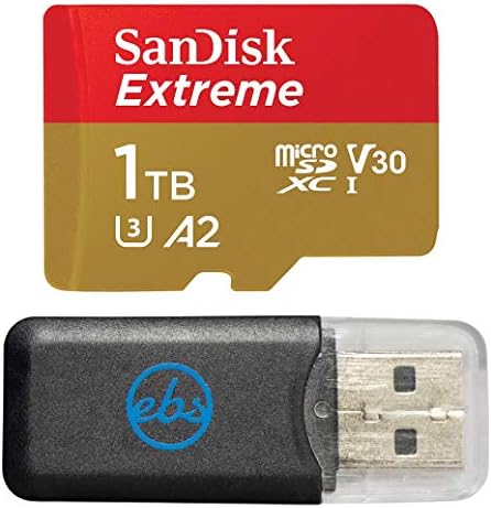 SanDisk Extreme 1 TB Mikro SD Kart için GoPro Hero 10 Siyah, Kahraman 9, Kahraman 8, Max 360 UHS - 1 U3/ V30 A2 4 K Sınıf 10