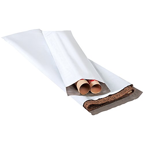 Aviditi Uzun Poli Mailler Zarflar, 8 1/2 x 33, Beyaz, Yırtılma Şeritli Kendinden Contalı, Su Geçirmez ve Delinmeye Karşı Dayanıklı,