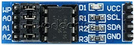 Elektronik Bileşenler 1/2/5 ADET AT24C256 Seri EEPROM I2C Arayüzü EEPROM Veri Depolama Modülü - (Miktar: 1 ADET)