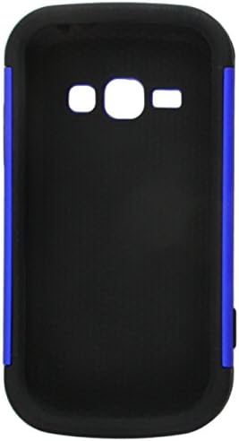 MyBat ASMYNA Samsung M840 (Galaxy Prevail 2) Lüks Kafes Göz Kamaştırıcı TotalDefense Koruyucu Kapak-Perakende Ambalaj-Mavi /