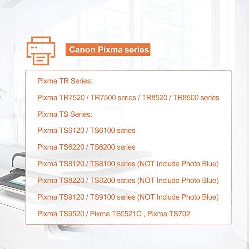 MYTONER Uyumlu Mürekkep Kartuşu Değiştirme Canon PGI-280XXL CLI-281XXL PGI 280 XXL CLI 281 PIXMA TR7520 TR8520 TS6120 TS6220