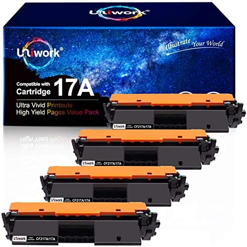 Uniwork Uyumlu Toner Kartuşu HP yedek malzemesi 17A CF217A ile Uyumlu Laserjet Pro M102w M130fw, Pro MFP M130fw M130nw M130fn