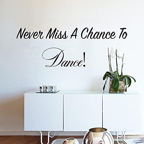 Summerjokes Komik İlham Verici Dans Etme Şansını Asla Kaçırmayın! Duvar Sticker Çıkartması Vinil Duvar Sticker, Aile Oturma Odası