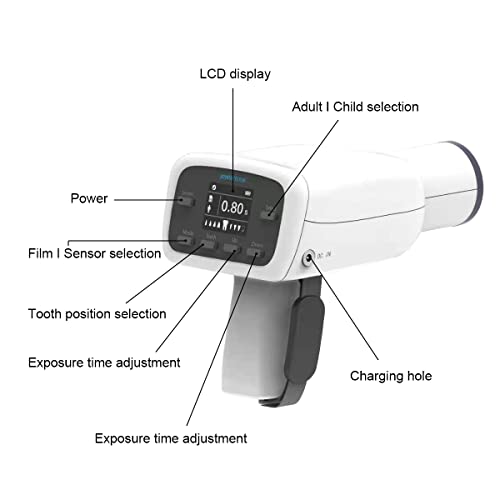 LCD Ekranlı LK-C28P 60Kv El Tipi Dijital Sistem Radyografi Makinesi (Beyaz)